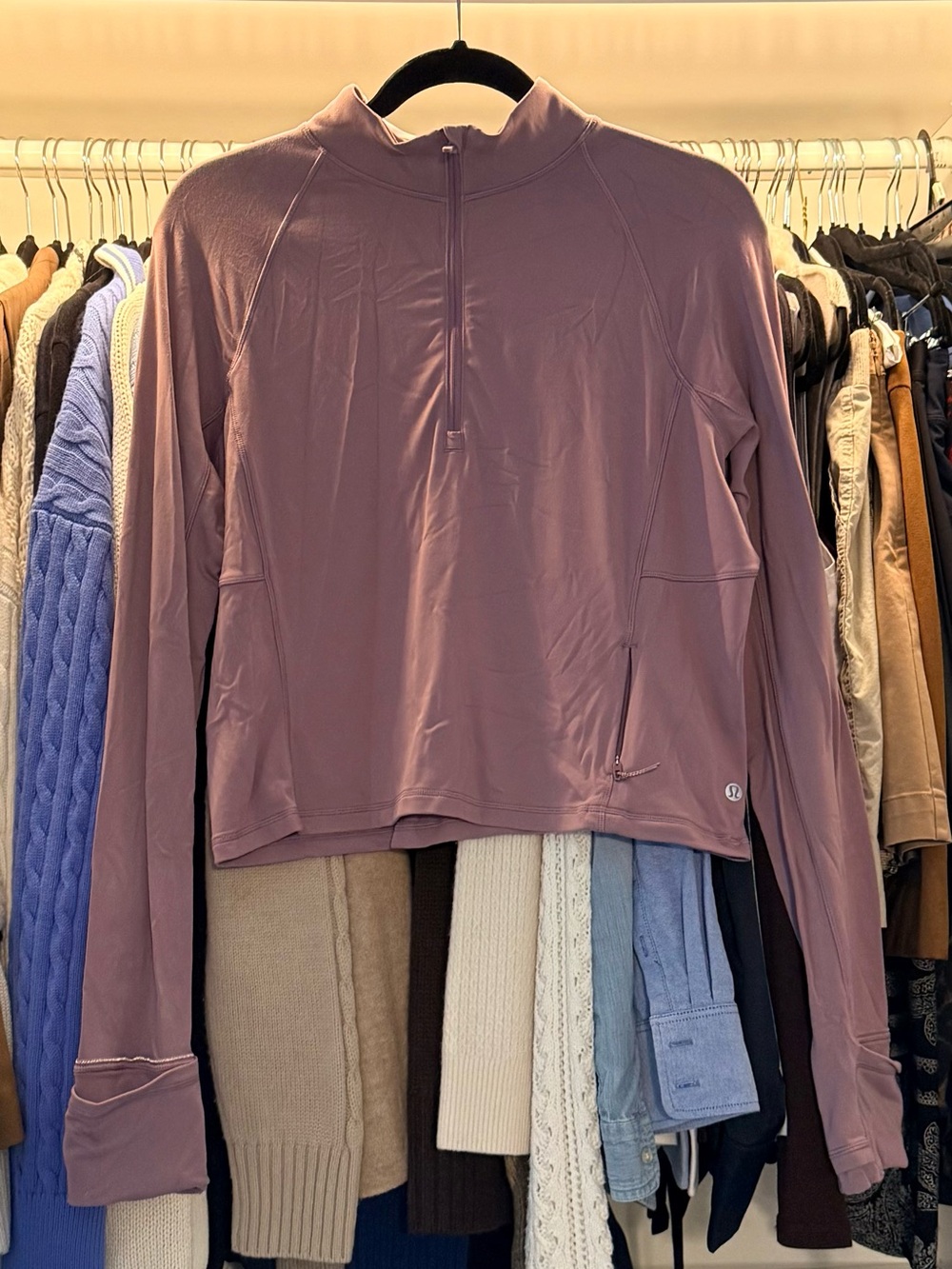 lululemon Rulu Cropped Half Zip